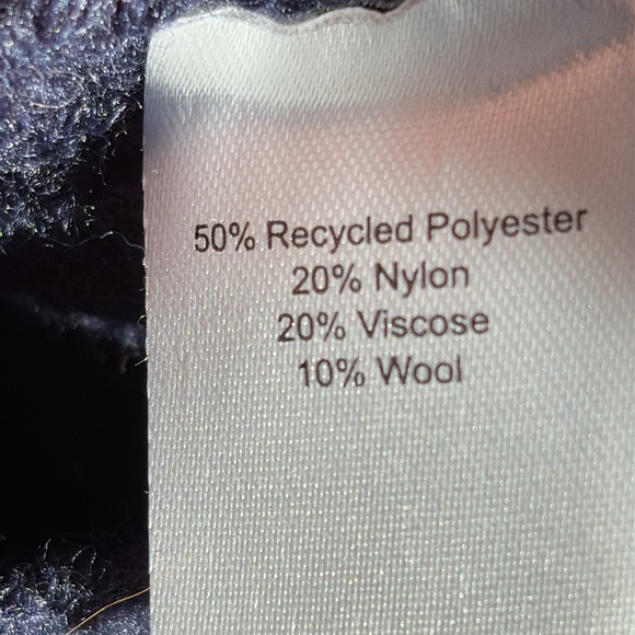 Long Wharf Women Rye SeaWell Sweater Small Navy Blue Shaker Thick Knit Warm EUC - Picture 6 of 8